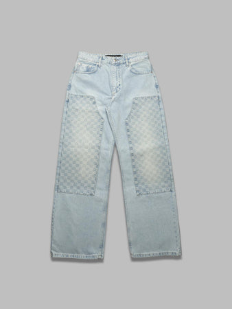 MISBHV monogram carpenter denim trousers da donna