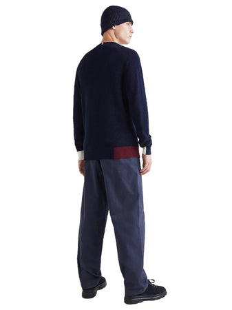 Tommy Hilfiger - Paricollo Con Polsi In Contrasto MW0MW27769 DW5 BLU da uomo