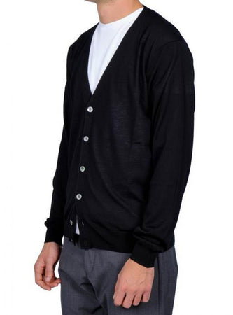 FILINTRAMA Filintrama - Cardigan CB1ML RM16R 990 NERO da uomo