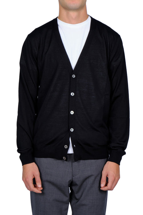 FILINTRAMA Filintrama - Cardigan CB1ML RM16R 990 NERO da uomo