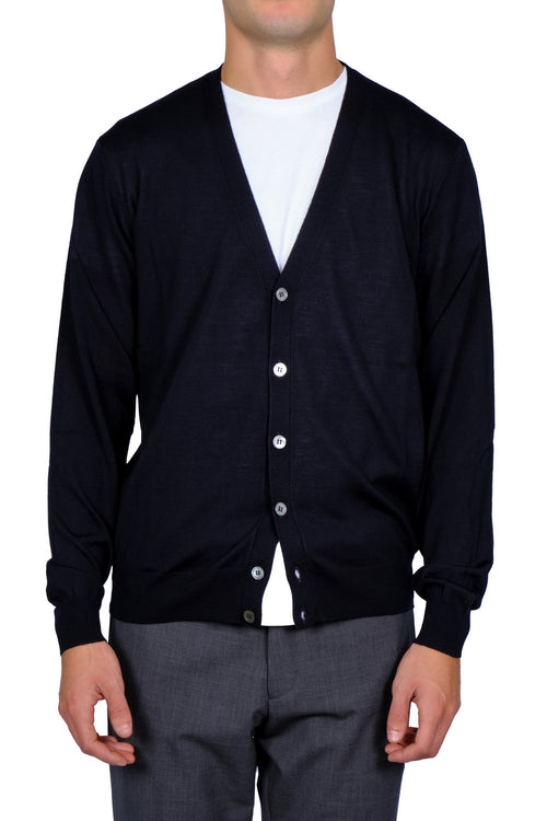 FILINTRAMA Filintrama - Cardigan CB1ML RM16R 890 BLU da uomo