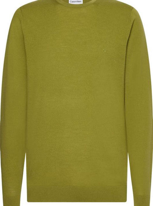 calvin klein Calvin Klein - Paricollo Lana Merinos K10K109474 LRV VERDE da uomo
