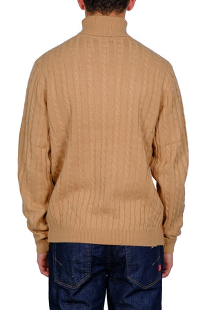 SUN68 Sun68 - Turtle Cable Dolcevita Trecce K42139 16 BEIGE da uomo