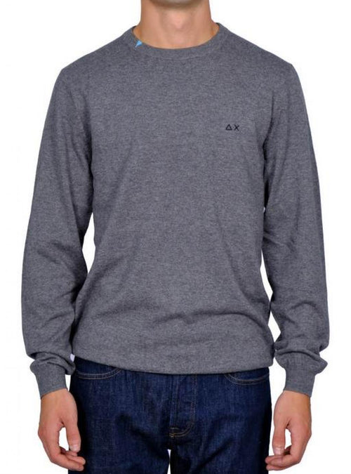 SUN68 Sun68 - Round Solid Maglia Unita K42101 34 GRI M da uomo