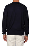 SUN68 Sun68 - Round Stripes Rasata Doppio Bordo Manica K42120 07 NAVY da uomo
