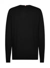 Tommy Hilfiger - Paricollo Th Monogram In Cotone In Cotone E Cashmere MW0MW28046 BDS NERO da uomo