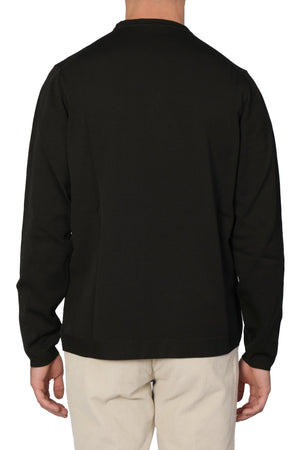 ALPHA STUDIO Alpha Studio - Girocollo Tes.tecnico Leggero AU-7100C 4031 NERO da uomo