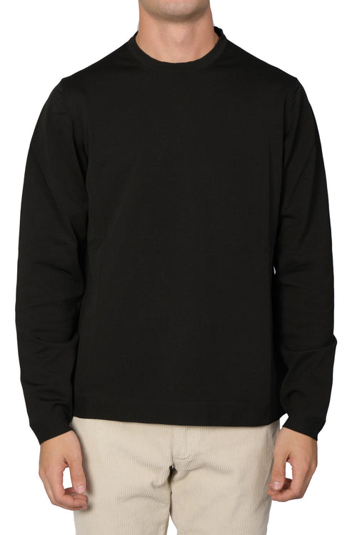 ALPHA STUDIO Alpha Studio - Girocollo Tes.tecnico Leggero AU-7100C 4031 NERO da uomo