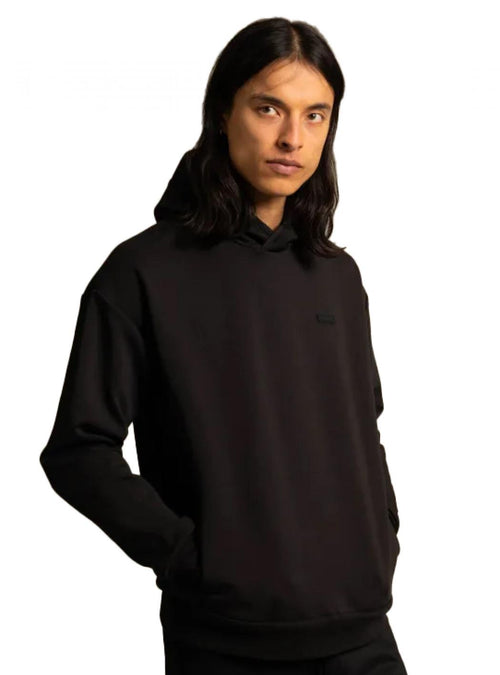 calvin klein Calvin Klein - Felpa Con Capp. Grosgrain Logato K10K110089 BEH NERO da uomo