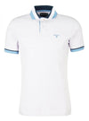 BARBOUR Barbour - Pique Con Collo 3 Colori Blu Bco Azzurro MML1173 PU11 da uomo