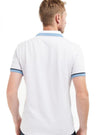 BARBOUR Barbour - Pique Con Collo 3 Colori Blu Bco Azzurro MML1173 PU11 da uomo
