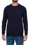 SUN68 Sun68 - Round Neck Double Rib Giro Doppio Bordino K33105 07 NAVY da uomo