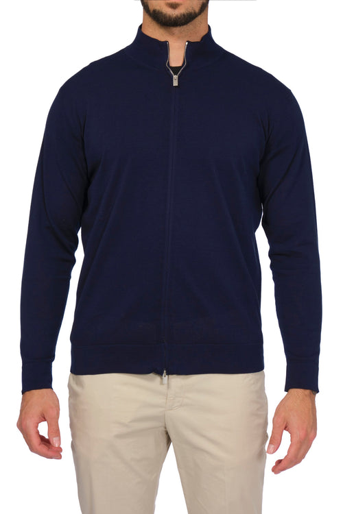FILINTRAMA Filintrama - Full Zip F.16 FZ0ML CR14R 890 BLU da uomo