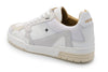 NEWLAB Newlab - Sneaker In White Leather And White Nubuck BASKET/I01 WHITE da uomo