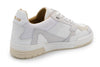 NEWLAB Newlab - Sneaker In White Leather And White Nubuck BASKET/I01 WHITE da uomo