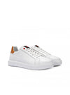Peuterey - Sneakers Pelle Bianco Contrasto Tallone Cammello HELICA 02 BIACM da uomo