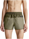 calvin klein Calvin Klein - Pantaloncini Da Bagno Corti Modello Runner-core Solids KM0KM00816 MSS da uomo