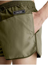 calvin klein Calvin Klein - Pantaloncini Da Bagno Corti Modello Runner-core Solids KM0KM00816 MSS da uomo