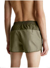 calvin klein Calvin Klein - Pantaloncini Da Bagno Corti Modello Runner-core Solids KM0KM00816 MSS da uomo