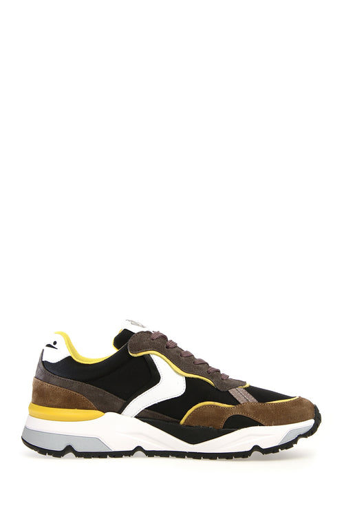Voile Blanche - Khilian Suede/calf/fabric Nero/gri/fango 0012017956 03 1D33 da uomo