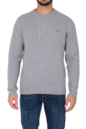 SUN68 Sun68 - Round Cable Giro Trecce K43141 06 GRIG da uomo