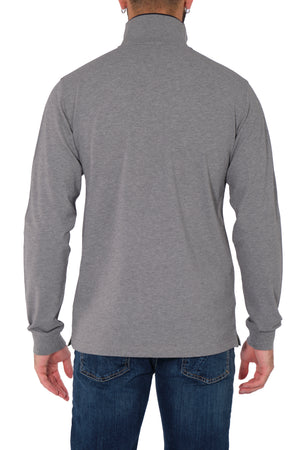SUN68 Sun68 - Polo Small Stripes M/lunga A43105 34 GRIG da uomo