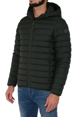 SAVE THE DUCK Save The Duck - Imbottito Trapiuntato Con Cappuccio JUNCUS MITO17 50030 da uomo