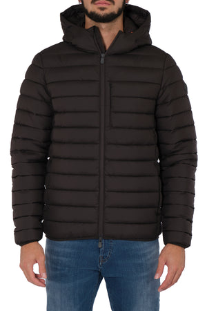 SAVE THE DUCK Save The Duck - Imbottito Trapiuntato Con Cappuccio JUNCUS MITO17 40009 da uomo