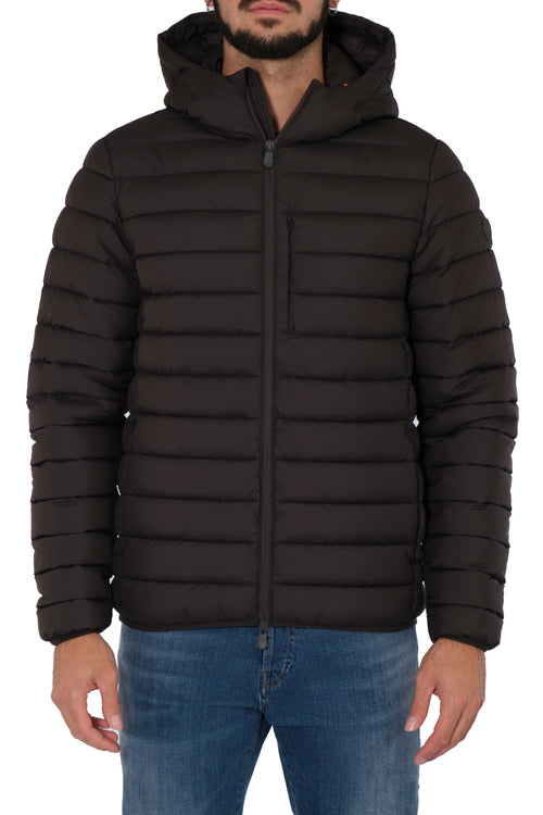 SAVE THE DUCK Save The Duck - Imbottito Trapiuntato Con Cappuccio JUNCUS MITO17 40009 da uomo