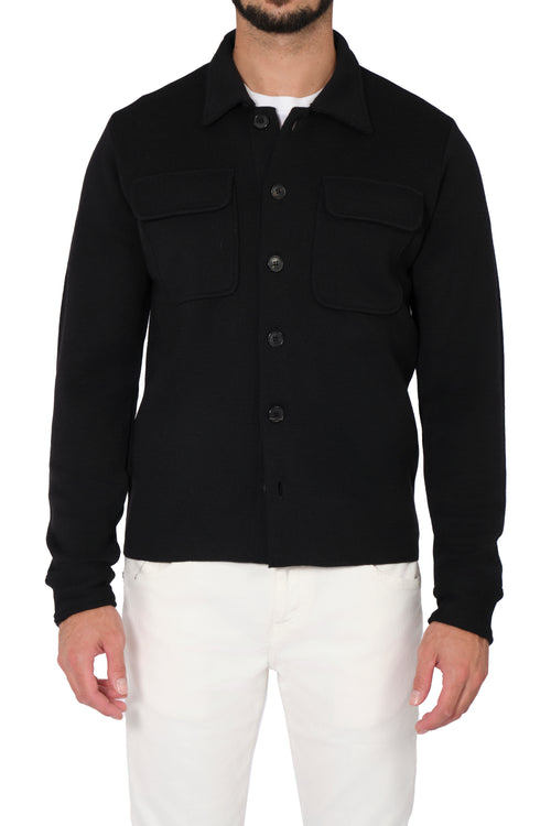 BORGO DEL FILO Borgo Del Filo - Cardigan Camicia 542359A 903 BLU da uomo