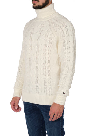 Tommy Hilfiger - Dolcevita Trecce Dc Cable Roll Neck MW0MW33081 YBL da uomo