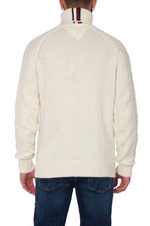 Tommy Hilfiger - Dolcevita Trecce Dc Cable Roll Neck MW0MW33081 YBL da uomo