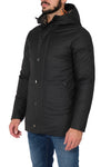 HESKIMO Heskimo - Parka Con Capp. Effetto Gommato HE544016 NER da uomo