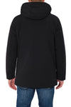 HESKIMO Heskimo - Giubbino Lungo Con Capp. Softshell HE544006 NER da uomo