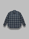 AURALEE airy wool check shirt da uomo