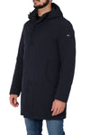 UP TO BE Up To Be - Parka Con Cappuccio+bottoni URANUS 807 BLU da uomo