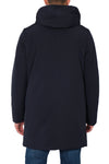 UP TO BE Up To Be - Parka Con Cappuccio+bottoni URANUS 807 BLU da uomo