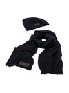 Peuterey - Sciarpa E Cappello T.unita In Tricot Con Logo KIT SILLI/ADASIC 215 da uomo
