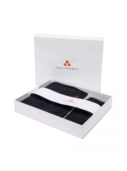 Peuterey - Sciarpa E Cappello T.unita In Tricot Con Logo KIT SILLI/ADASIC 215 da uomo