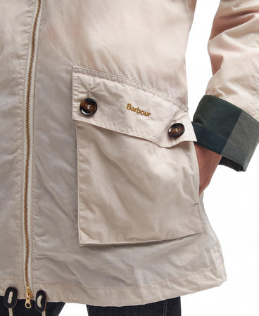 BARBOUR Barbour - Keldy Showerproof LSP0151 ST51 BEIGE da donna