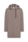 DUNO Duno - Trench In Tessuto 3-layer Bi-stretch Con Capp. Collo A Camicia STORM UDINE 119BEIGE da uomo
