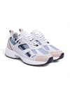 NEWLAB Newlab - Sneaker Newlab In Nabuk Bianco E Beige Polvere META/K05 WHITE/LIGH da uomo