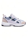 NEWLAB Newlab - Sneaker Newlab In Nabuk Bianco E Beige Polvere META/K05 WHITE/LIGH da uomo