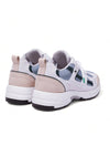 NEWLAB Newlab - Sneaker Newlab In Nabuk Bianco E Beige Polvere META/K05 WHITE/LIGH da uomo