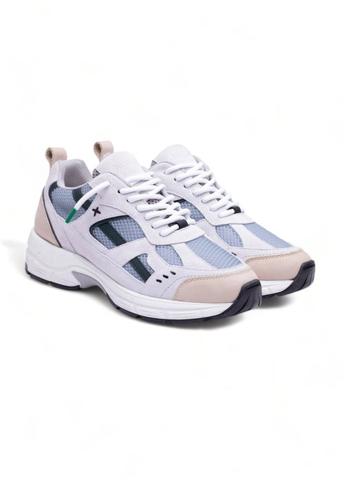 NEWLAB Newlab - Sneaker Newlab In Nabuk Bianco E Beige Polvere META/K05 WHITE/LIGH da uomo