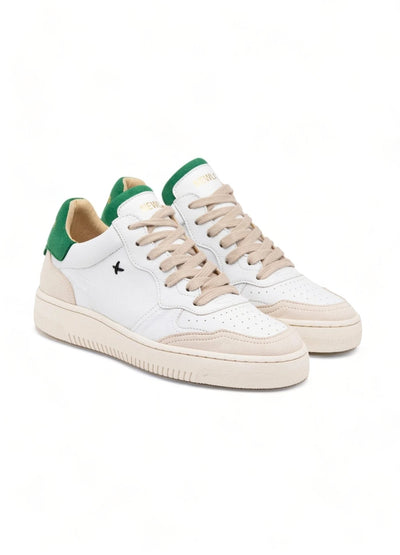 NEWLAB Newlab - N Bianca E Micro Fibra Beige Posteriore Verde NL11/K04 WHITE/GREEN da uomo