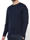 Tommy Hilfiger - Girocollo In Cotone E Lyocell MW0MW33524 DW5 BLU da uomo