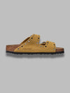 BIRKENSTOCK arizona rivet ochre, suede leather - calz. s da donna