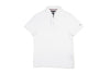 Tommy Hilfiger - Polo Mm Mezza Zip Slim Cotone MW0MW34746 YBR BCO da uomo