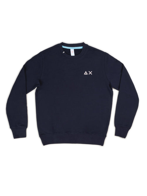 SUN68 Felpa Uomo Sun68 F44103/07 BLU da uomo